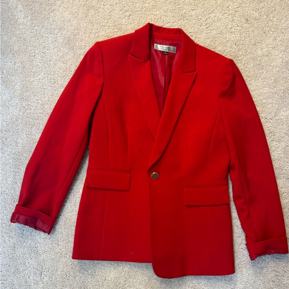 Tahari Red Blazer